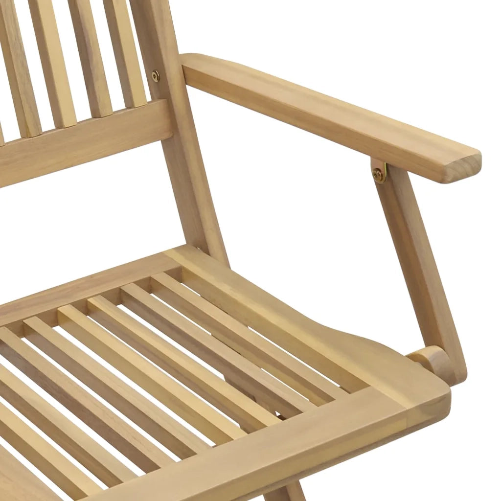 vidaXL Set da Pranzo da Giardino 7 pz in Legno Massello di Acacia
