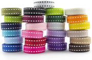 75 Metri 3/8" Riga di Punti Grosgrain Lint - 25 Valori Pack - 3 Metri per Colore