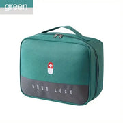 Kit di pronto soccorso, borsa, borsa di emergenza, borsa medica, compatta, impermeabile, portatile, per uso domestico, ufficio, auto, campeggio, caccia, viaggi, naturale, Verde