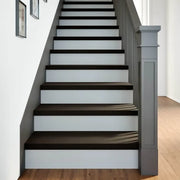 Gradini 16 pz Marrone Scuro 80x25x2 cm Legno Massello Rovere