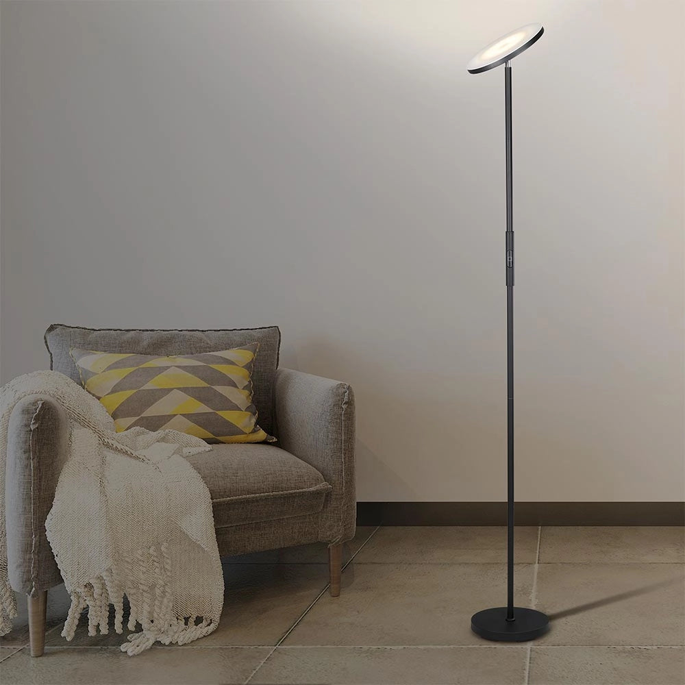 Lampada Piantana Led Dimmerabile 20W 1600LM Telecomando e Luce Regolabile H175cm
