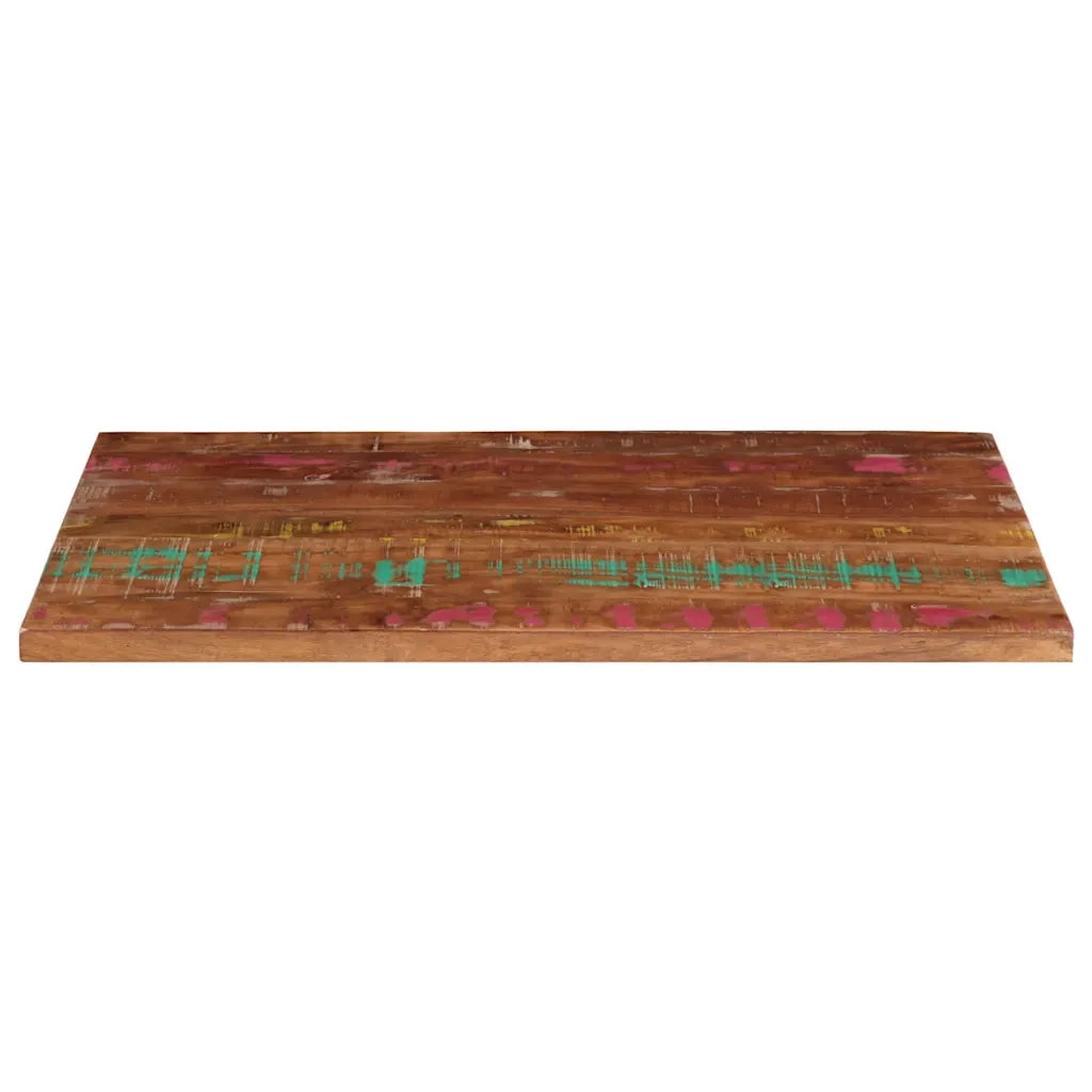 vidaXL Piano Tavolo 100x60x1,5 cm Rettangolare in Massello di Recupero