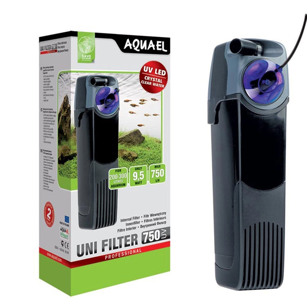 Aquael Uni Filter UV - Filtro Interno Completo di Lampada UV Modello: 750