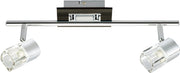 Plafoniera/applique Candellux CAVA 2xG9 cristallo cromo