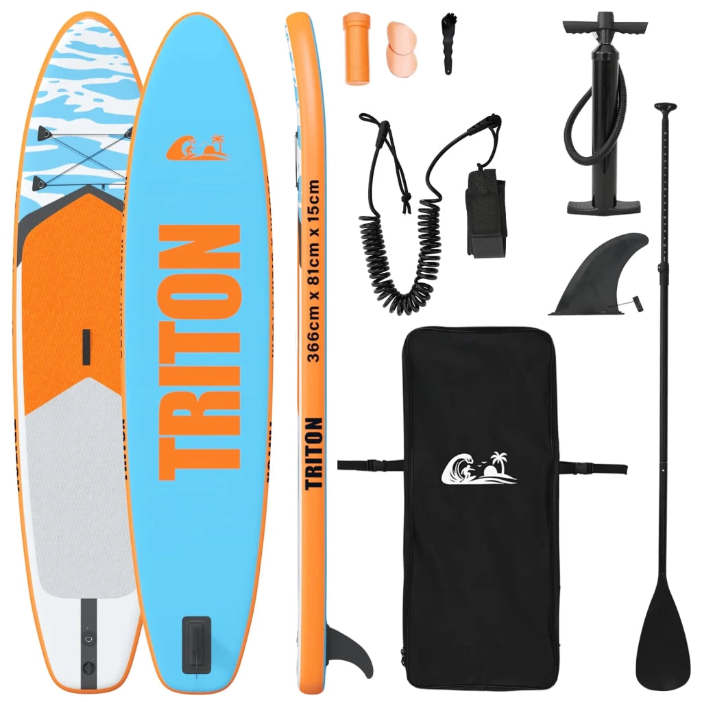 Paddle Board Gonfiabile TRITON 366 x 81 x 15 cm Blu per 42039125