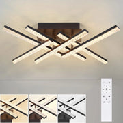 ZMH Lampada da soffitto plafoniera LED cristallo telecomando per soggiorno