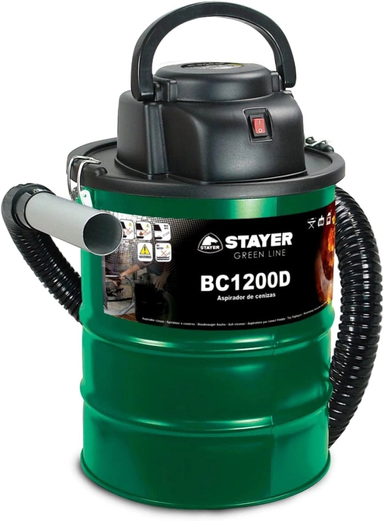 Bc 1200 D - Aspiratore Per Ceneri, Verde