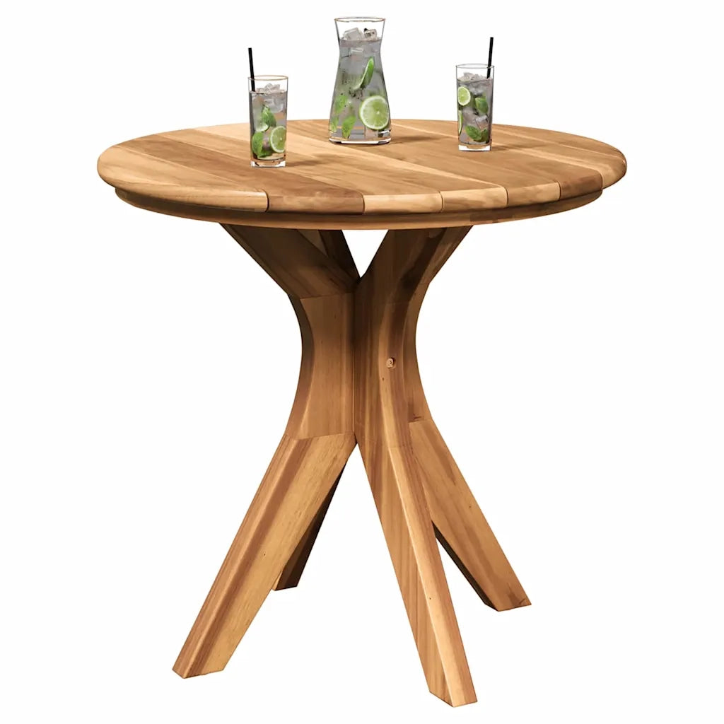 Tavolo laterale Marrone 55 x 55 x 51 cm Legno di teak solido 42006358