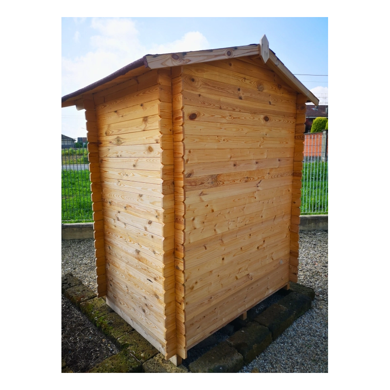 Casetta in legno per esterni con Pavimento, Sistema Block House, perline spessore 16mm  articolo BLOCK120-16  110042