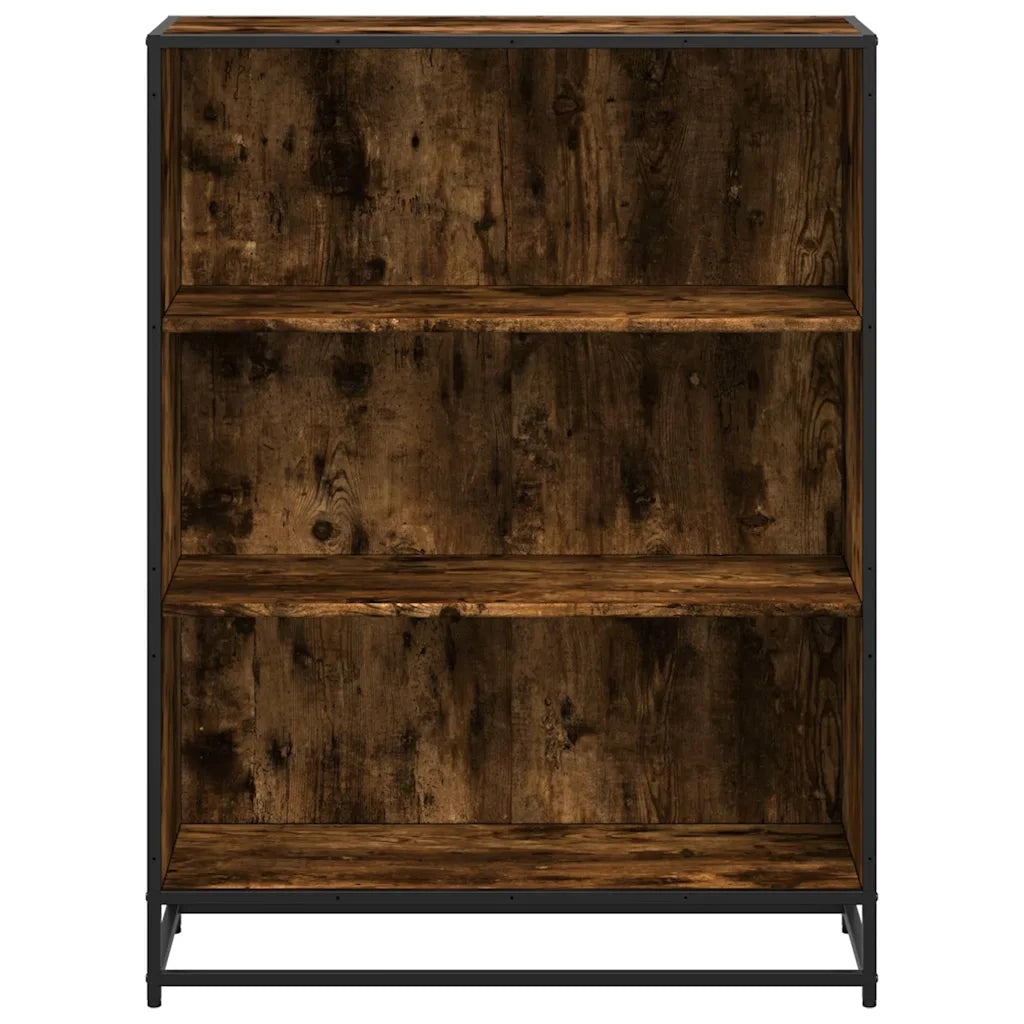 Libreria Rovere Fumo 80,5x35x107,5 cm in Legno Multistrato 849121