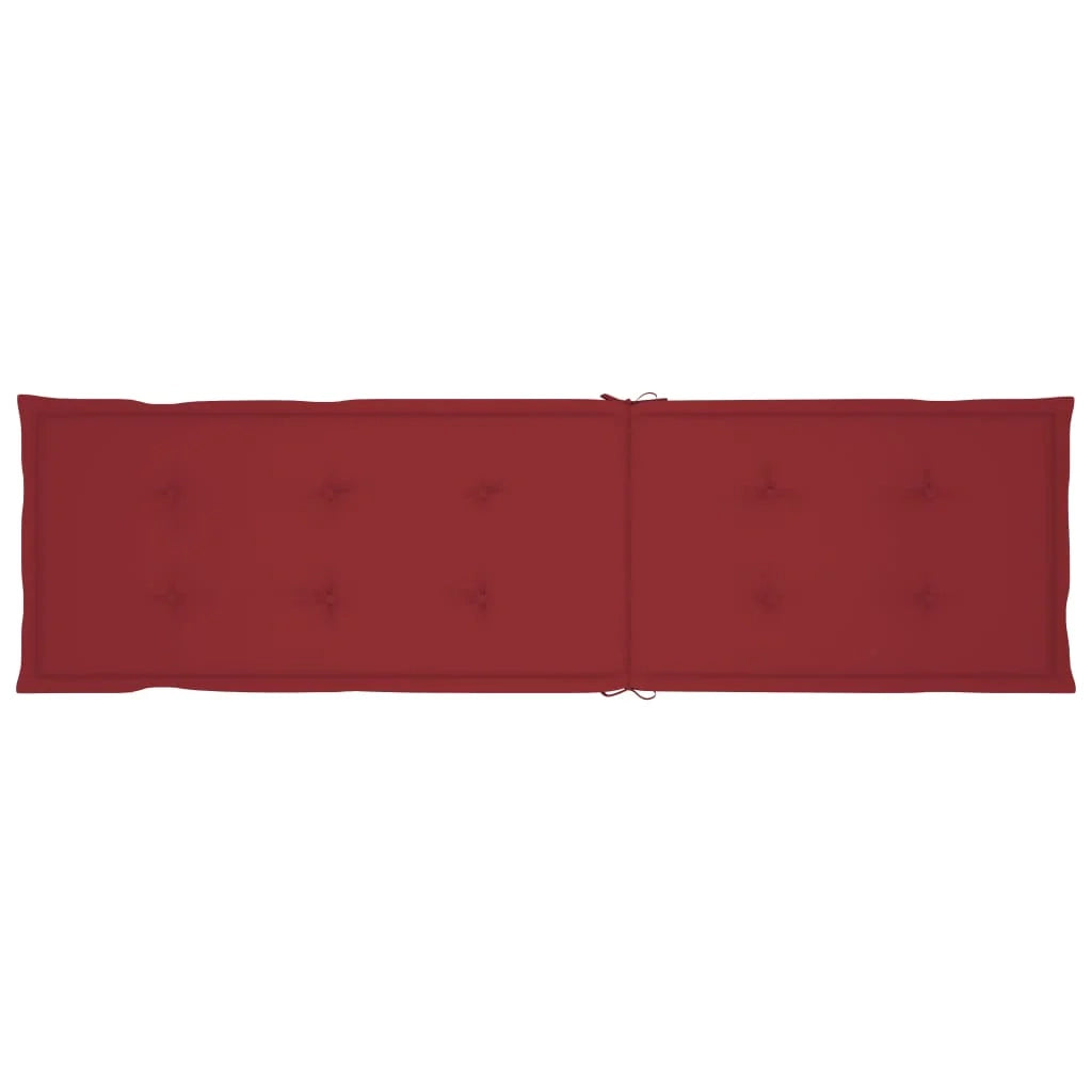 Lettino prendisole sedia a sdraio lettino prendisole letto da giardino mobili da esterno per patio con poggiapiedi e cuscino legno massello di acacia 02_0012585