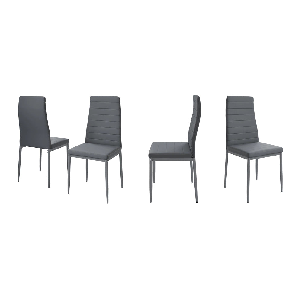 Vicco Sedie Grigio 42.5 x 48 cm Set di 4