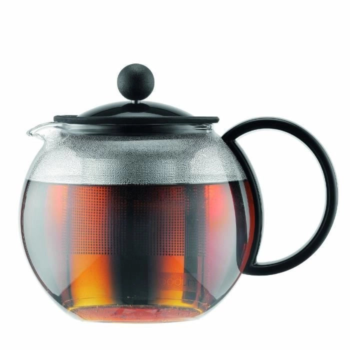 Assam - TheIere A Piston Bodum, copertura in plastica, filtro in acciaio inossidabile, 0,5 L