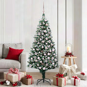 Albero di Natale artificiale con 300 LED Verde 180 cm 3396266