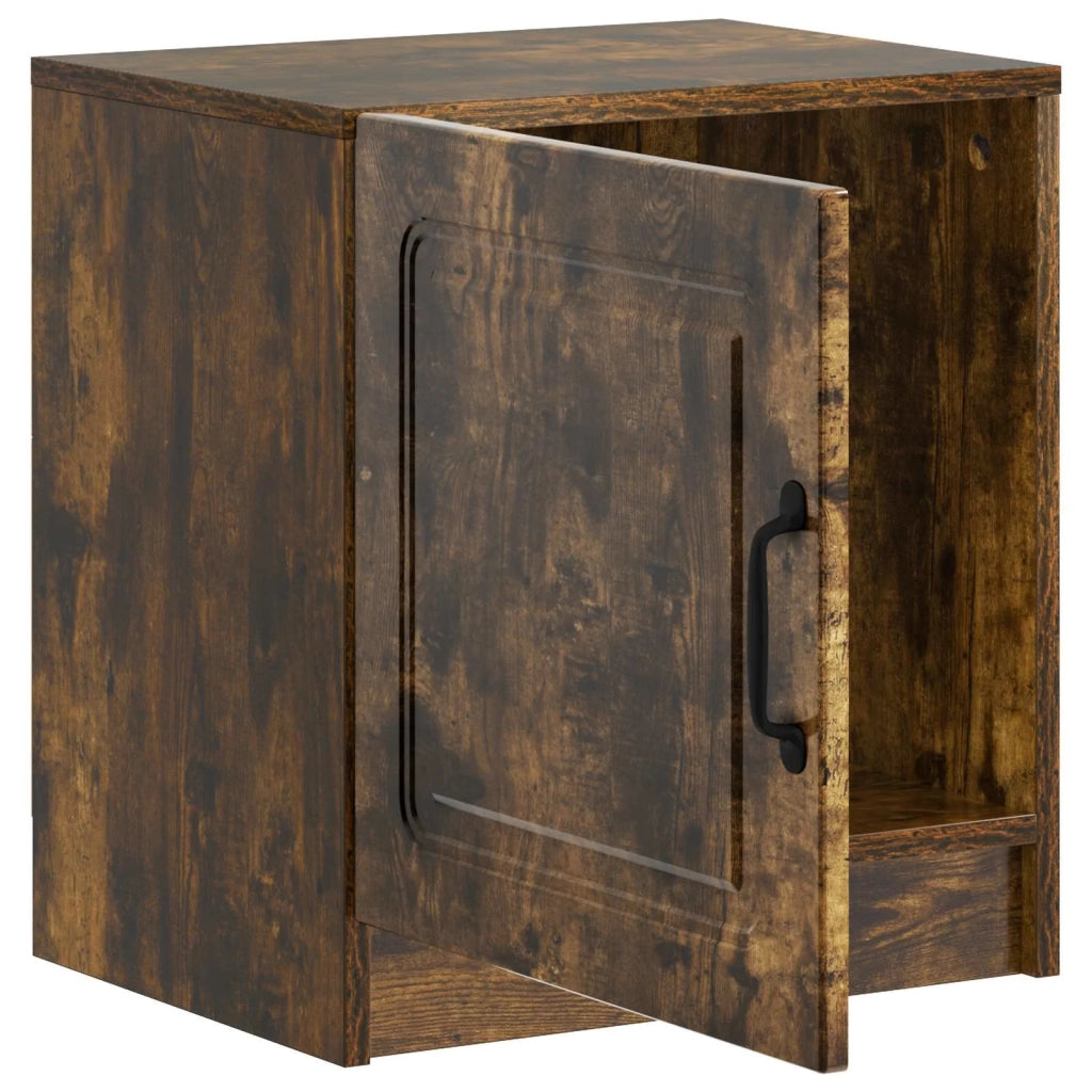 Armadio da Notte Rovere Fumo 43 x 34,5 x 47 cm 895725