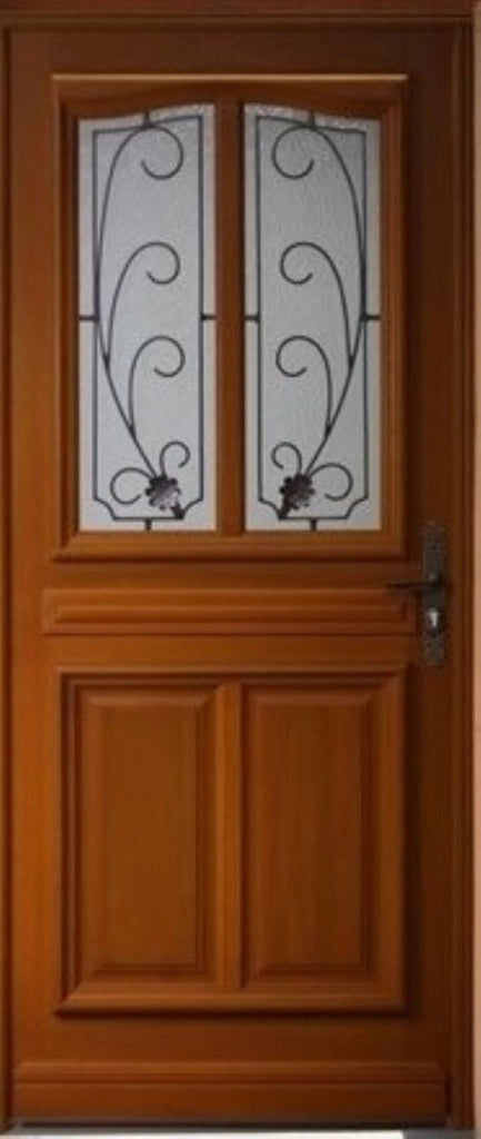 Porta d'ingresso in legno Exo modello 'Carole' 200X80 a sinistra a spinta (dimensioni della tabella) senza maniglia