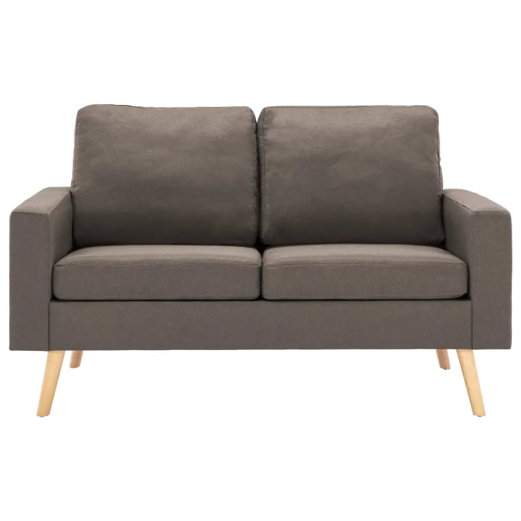 Divano a 2 Posti Grigio Talpa in Tessuto cod mxl 20781