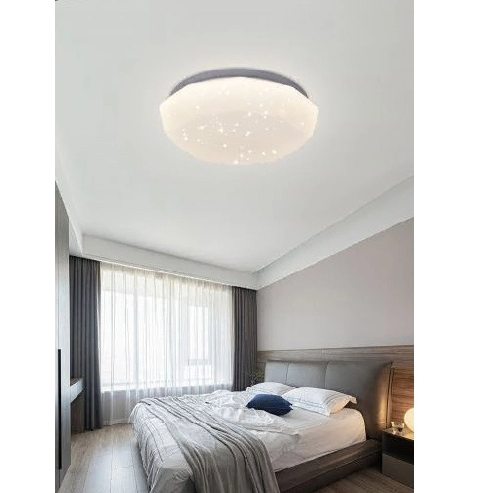 Trade Shop - Plafoniera Da Soffitto 24 W Lampadario Lampada Luce Naturale Fredda Calda - -bianco Naturale      -