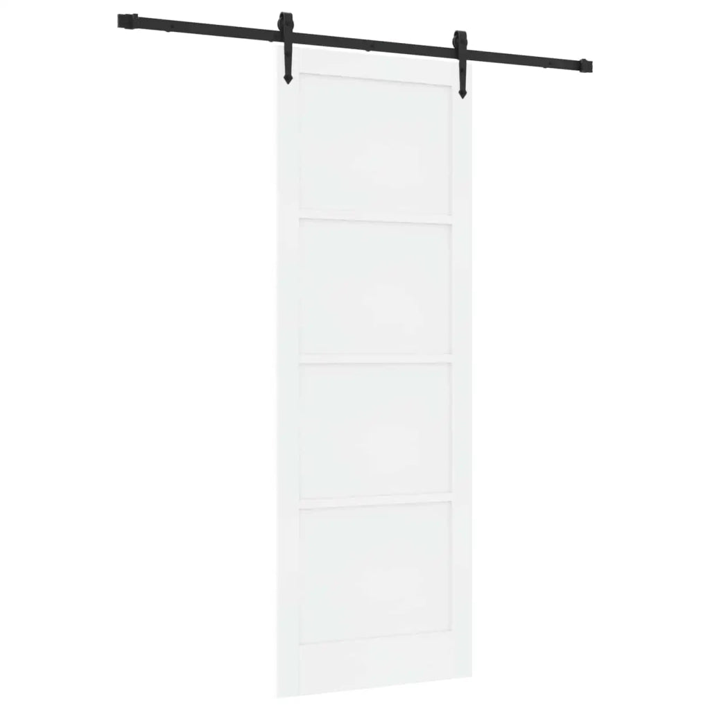Porta scorrevole ORKDAL Bianco e Nero 83 x 232 cm