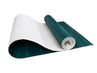 Tappeto Passatoia In Vero Bamboo Tappeto Cucina Ingresso In Legno Antiscivolo Aderente Lavabile E Antimacchia Tagliabile  - Blu - 50x200 cm