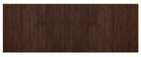 Tappeto Passatoia In Vero Bamboo Tappeto Cucina Ingresso In Legno Antiscivolo Aderente Lavabile E Antimacchia Tagliabile  - Marrone - 50x400 cm