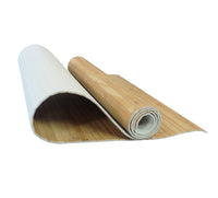 Tappeto Passatoia In Vero Bamboo Tappeto Cucina Ingresso In Legno Antiscivolo Aderente Lavabile E Antimacchia Tagliabile  - Naturale - 50x350 cm