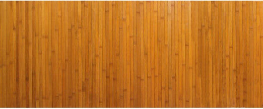 Tappeto Passatoia In Vero Bamboo Tappeto Cucina Ingresso In Legno Antiscivolo Aderente Lavabile E Antimacchia Tagliabile  - Oro - 50x250 cm