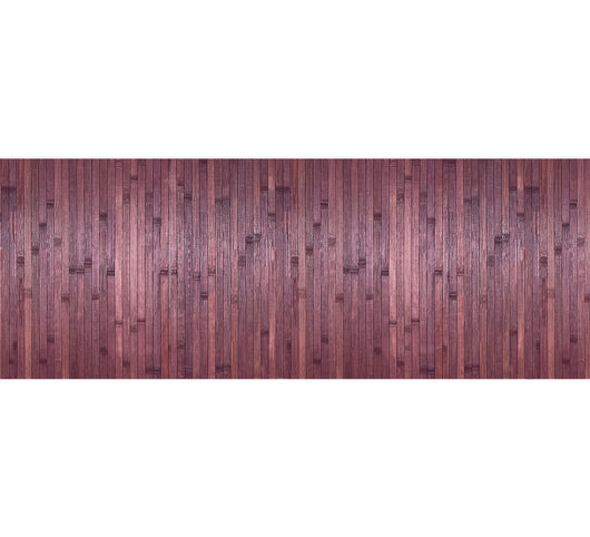 Tappeto Passatoia In Vero Bamboo Tappeto Cucina Ingresso In Legno Antiscivolo Aderente Lavabile E Antimacchia Tagliabile  - Viola - 50x400 cm