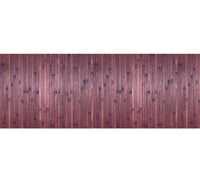 Tappeto Passatoia In Vero Bamboo Tappeto Cucina Ingresso In Legno Antiscivolo Aderente Lavabile E Antimacchia Tagliabile  - Viola - 50x300 cm