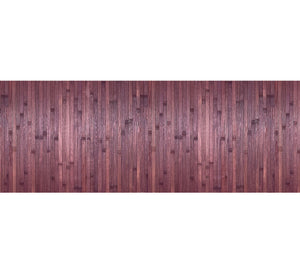 Tappeto Passatoia In Vero Bamboo Tappeto Cucina Ingresso In Legno Antiscivolo Aderente Lavabile E Antimacchia Tagliabile  - Viola - 50x300 cm