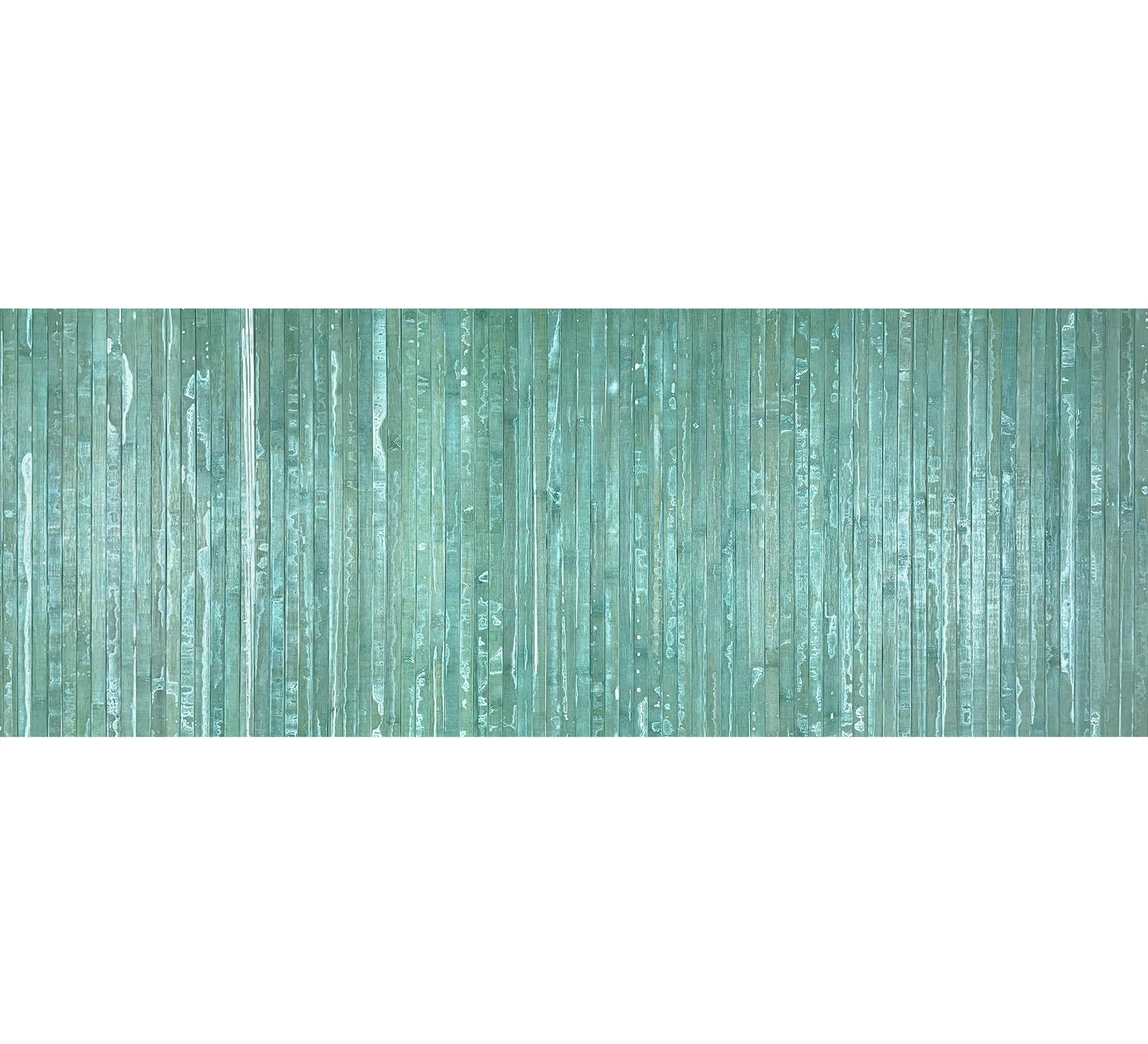 Tappeto Passatoia In Vero Bamboo Tappeto Cucina Ingresso In Legno Antiscivolo Aderente Lavabile E Antimacchia Tagliabile  - Anice - 50x350 cm