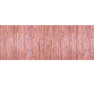 Tappeto Passatoia In Vero Bamboo Tappeto Cucina Ingresso In Legno Antiscivolo Aderente Lavabile E Antimacchia Tagliabile  - Marsala - 50x350 cm