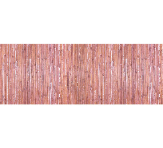 Tappeto Passatoia In Vero Bamboo Tappeto Cucina Ingresso In Legno Antiscivolo Aderente Lavabile E Antimacchia Tagliabile  - Marsala - 50x300 cm