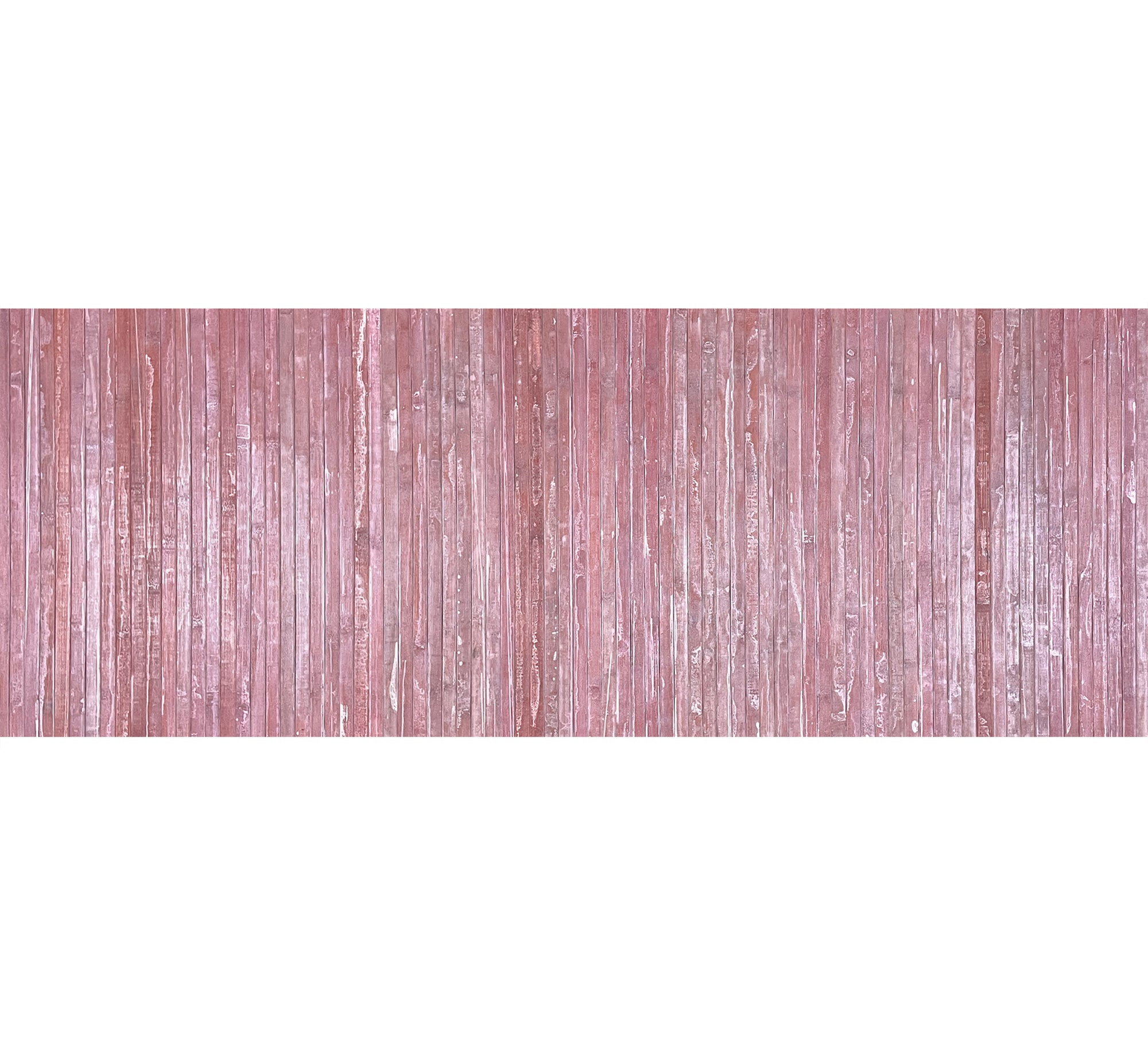 Tappeto Passatoia In Vero Bamboo Tappeto Cucina Ingresso In Legno Antiscivolo Aderente Lavabile E Antimacchia Tagliabile  - Mirtillo - 50x300 cm