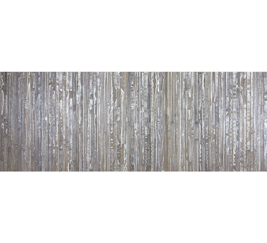 Tappeto Passatoia In Vero Bamboo Tappeto Cucina Ingresso In Legno Antiscivolo Aderente Lavabile E Antimacchia Tagliabile  - Tortora - 50x250 cm