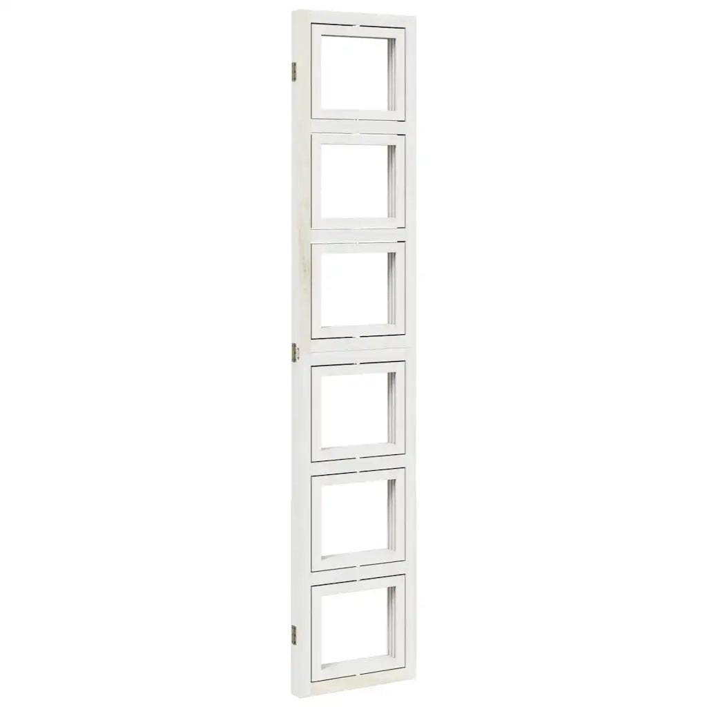 Divisorio Ambienti | Divider per stanze | Paravento 3Pannelli Bianco Legno Massello di Paulownia
