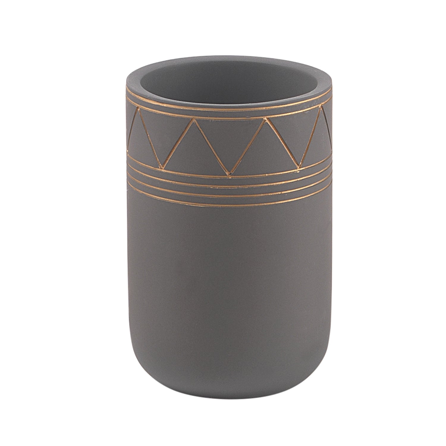 Portaspazzolini d'appoggio in cemento 8798 Gedy serie CALIPSO Grigio