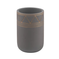 Portaspazzolini d'appoggio in cemento 8798 Gedy serie CALIPSO Grigio