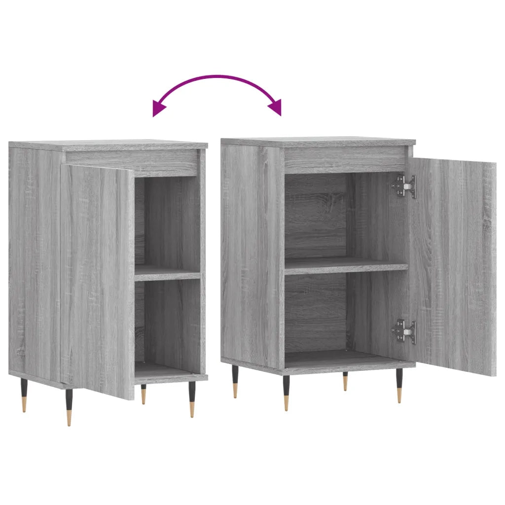 Credenza Grigio Sonoma 40x35x70 cm in Legno Multistrato 831048
