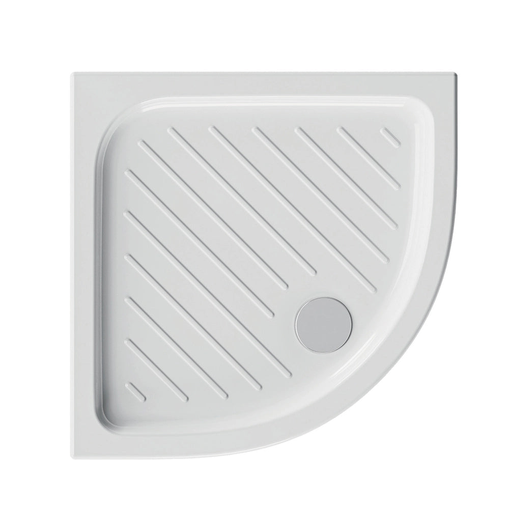Piatto doccia 90x90 semicircolare in ceramica bianco Dolomite Gemma