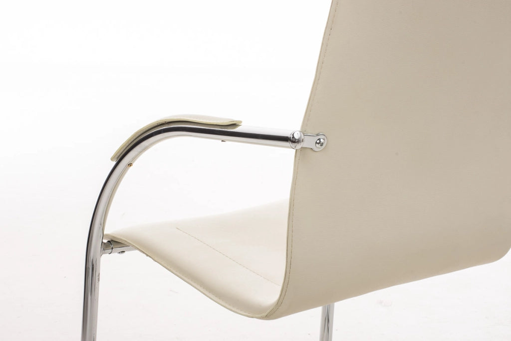 Sedia Melina in similpelle crema