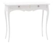 Consolle in legno Shabby chic bianco opaco mod Laura
