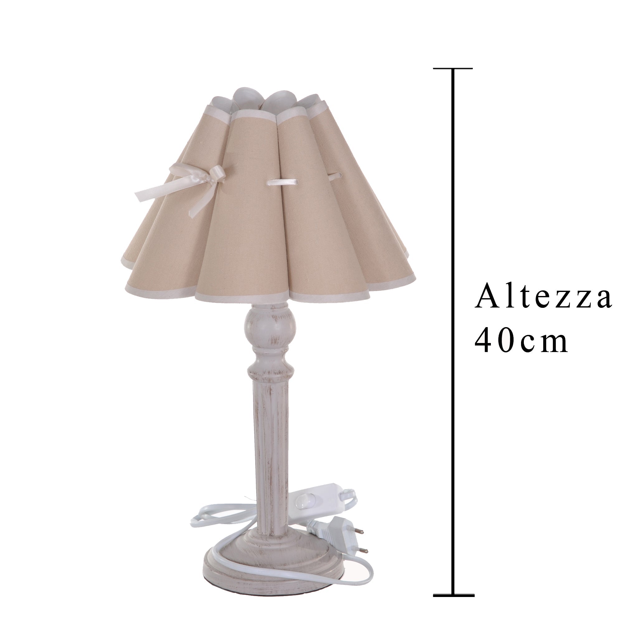 Lampada con Paralume H 40 cm