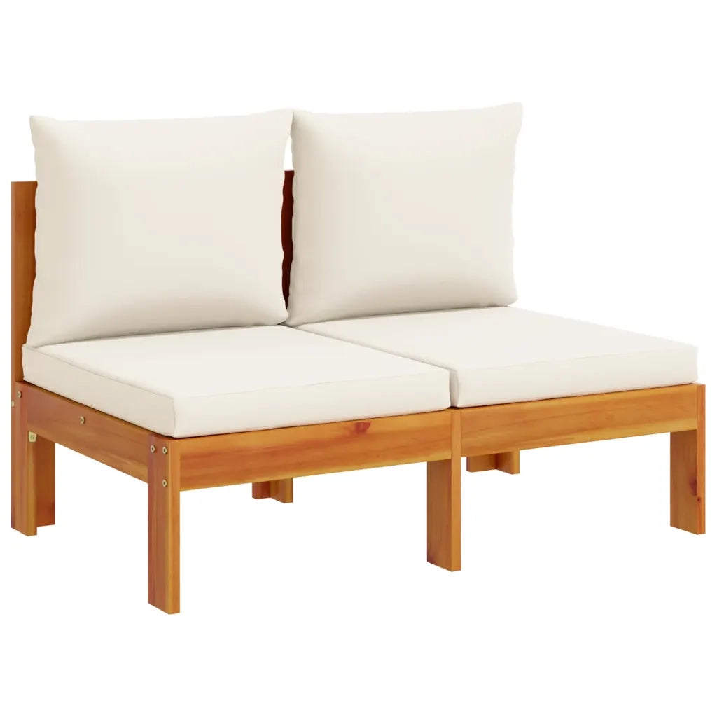 Set Divano da Giardino 6 pz con Cuscini in Massello di Acacia 3214854