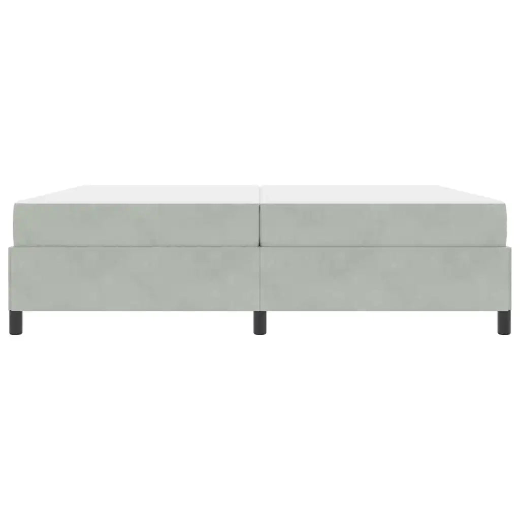 Struttura del letto Grigio chiaro 200 x 200 cm Tessuto 3399084