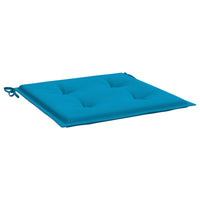 Cuscini per Sedia 6 pz Blu 50x50x4 cm in Tessuto Oxford 314047