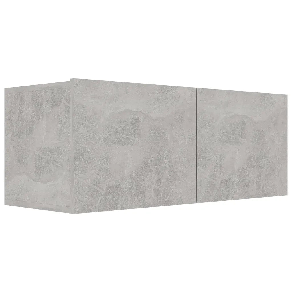 Set di Mobili Porta TV 6 pz Grigio Cemento in Legno Multistrato 3114601