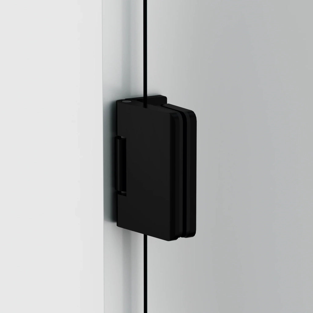 Box doccia angolare GLASS 2 porte battenti 43,5-45,5/48,5-50,5 cm cromo vetro trasparente