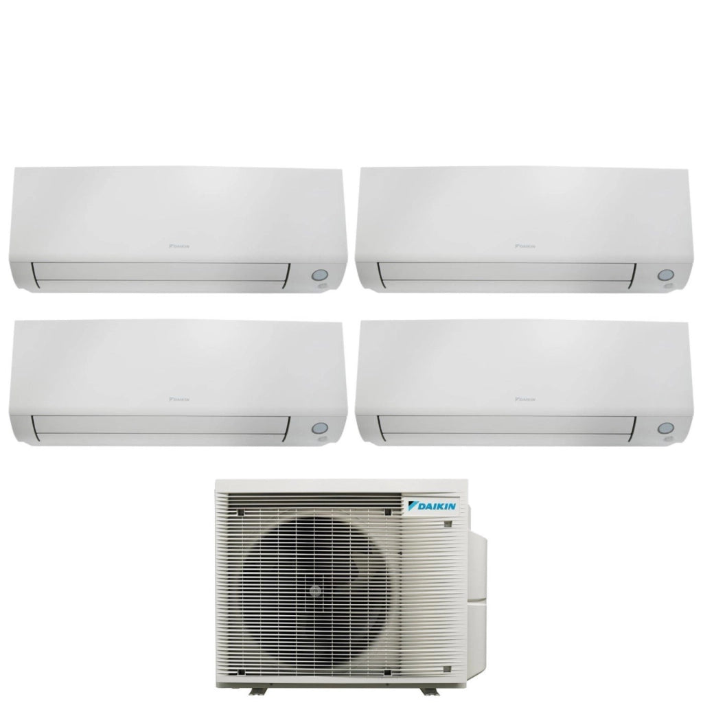 Climatizzatore Condizionatore Daikin Bluevolution Quadri Split Inverter serie PERFERA ALL SEASON 5+7+9+9 con 4MXM68A R-32 Wi-Fi Integrato 5000+7000+9000+9000 Garanzia Italiana