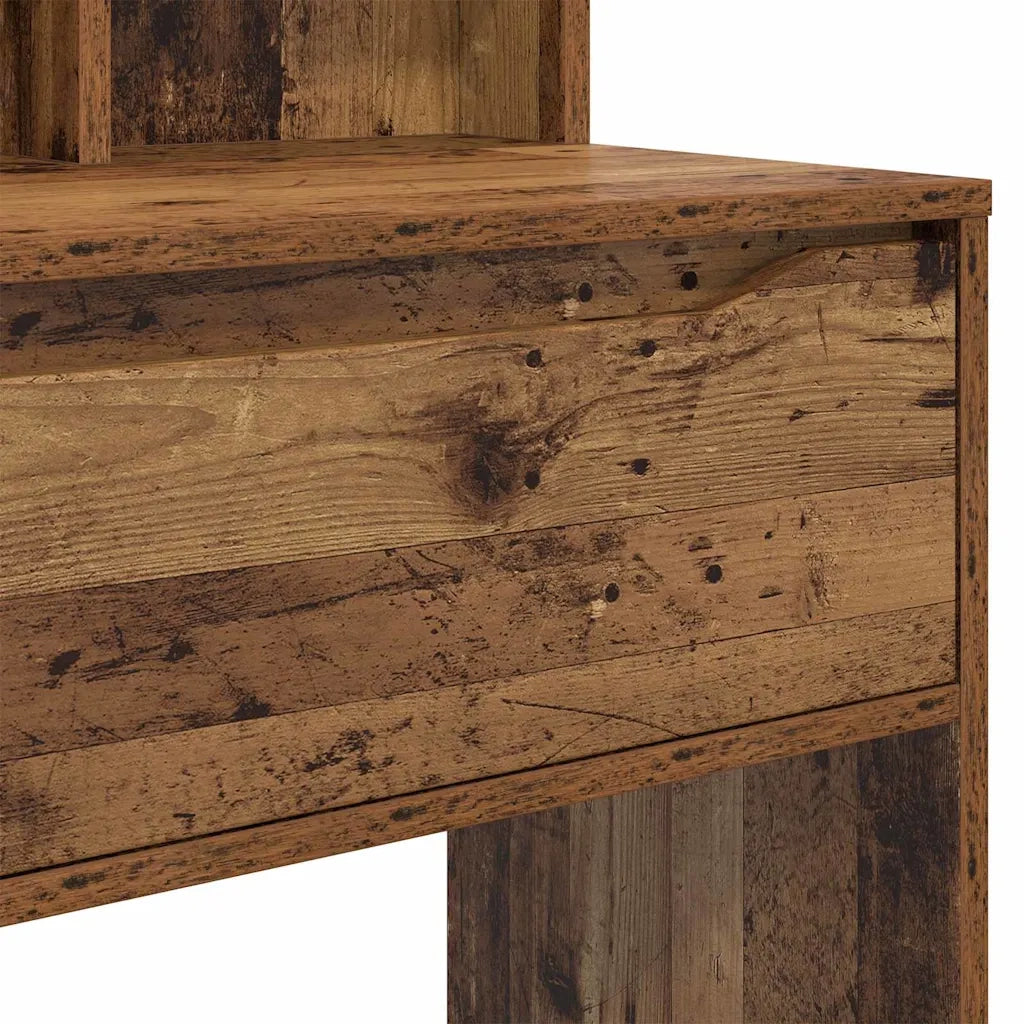 Toeletta | Tavoli da Trucco per Camera da Letto con cassetto Legno vecchio